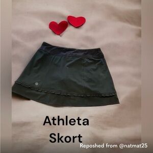 Athleta‎ Ruffle Workout Skort Size S/M